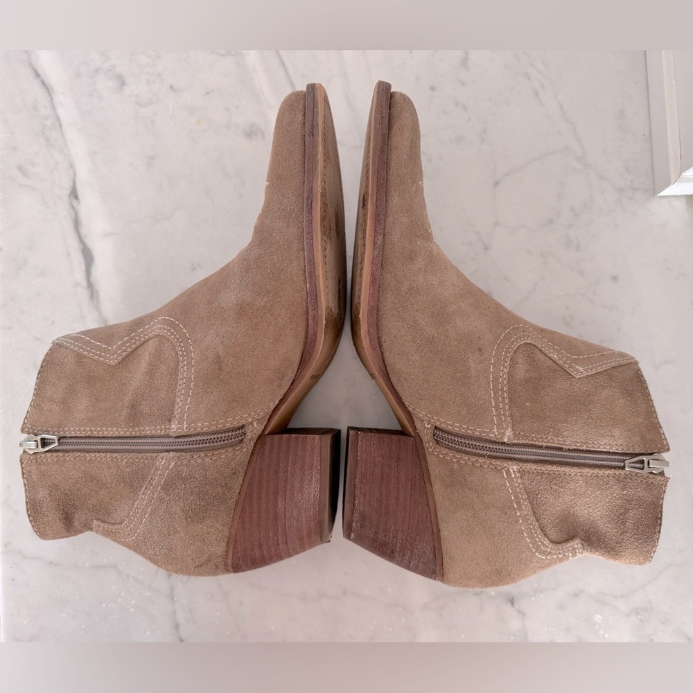 DOLCE VITA Silma Western Booties in Truffle Shade - Picture 10 of 15
